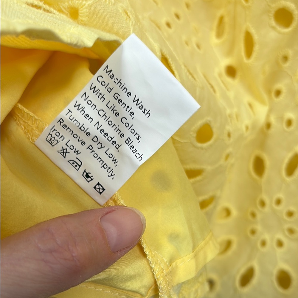 Eyelet Long Sleeve Top - Picture 8 of 8